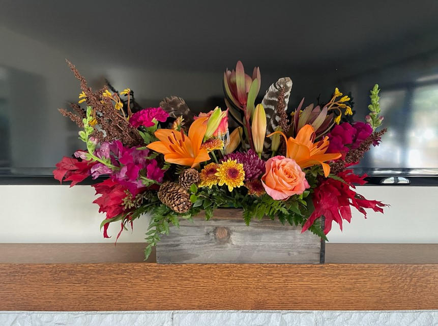 Bright Burgundy Flower Bouquet - Customer Photo From Travis Holliday