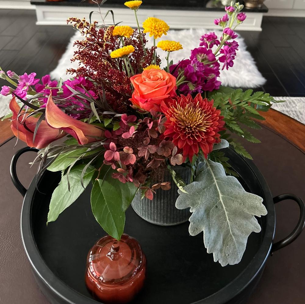 Fall Sunrise Flower Bouquet - Customer Photo From Kerry Keegan