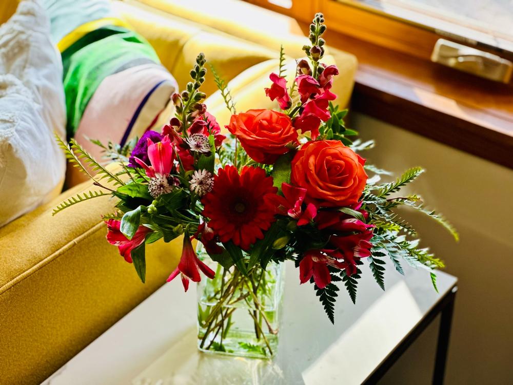 Splash of Love Flower Bouquet - Customer Photo From Alison Glapa