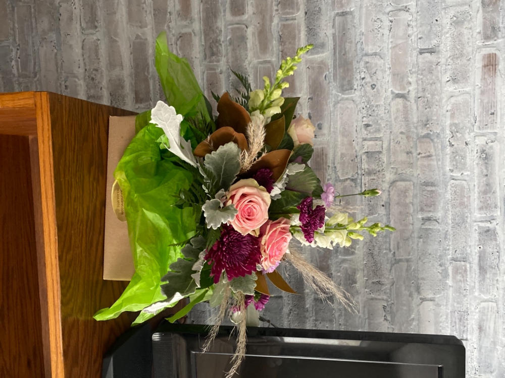 Sweet Serenity Flower Bouquet - Customer Photo From Jessica Sanders