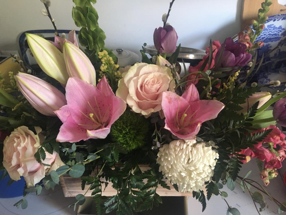 Spring Fever Flower Arrangement - Customer Photo From Susan Hanstad