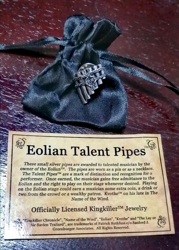 Eolian Talent Pipes Pin, Lapel Style - Customer Photo From Anel Caballero