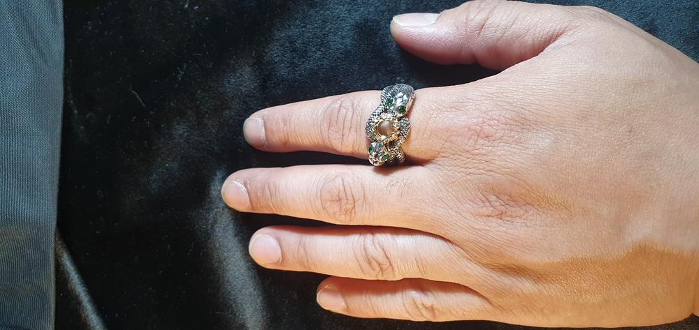 Engagement Ring of ARAGORN™ and ARWEN™ - Customer Photo From Jonathan 