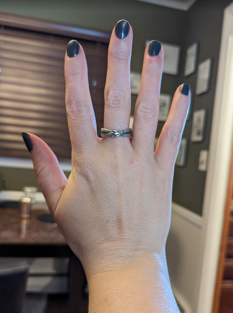 Legacy Aes Sedai Great Serpent Ring™ - Customer Photo From Patricia M.
