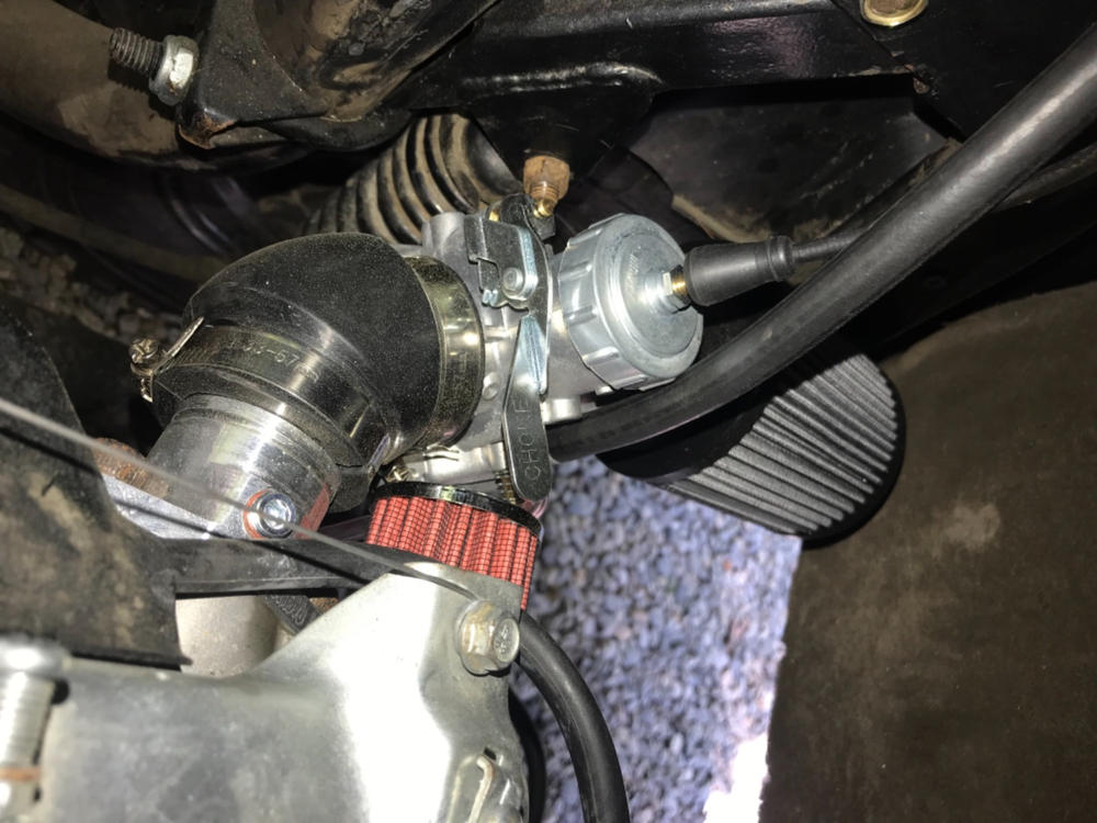 34 mm Mikuni Round Slide Carb Kit, GX390 Predator 420 - Customer Photo From Wallace Coles