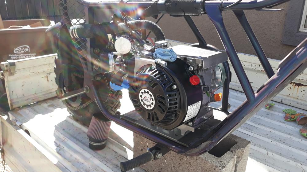 1" Exhaust Silencer, Mini 91 "Slip On" - Customer Photo From Chris