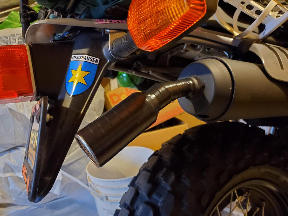 1" Exhaust Silencer, Mini 91 "Slip On" - Customer Photo From Armin Russenberger