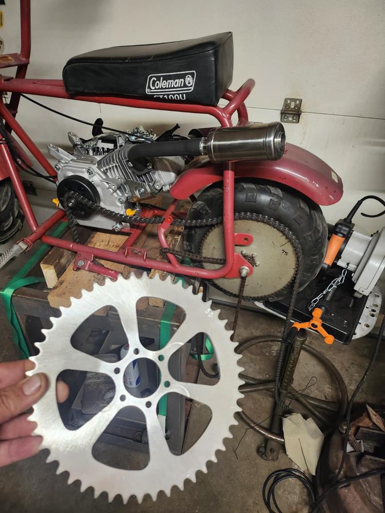 Chain Clean Motul Rullo Tendicatena Blu ID 10mm Per Baja Doodle Bug, Dirt Bug E Mini Bike - Tensioner Catena Mini Moto Benzina - Foto 9