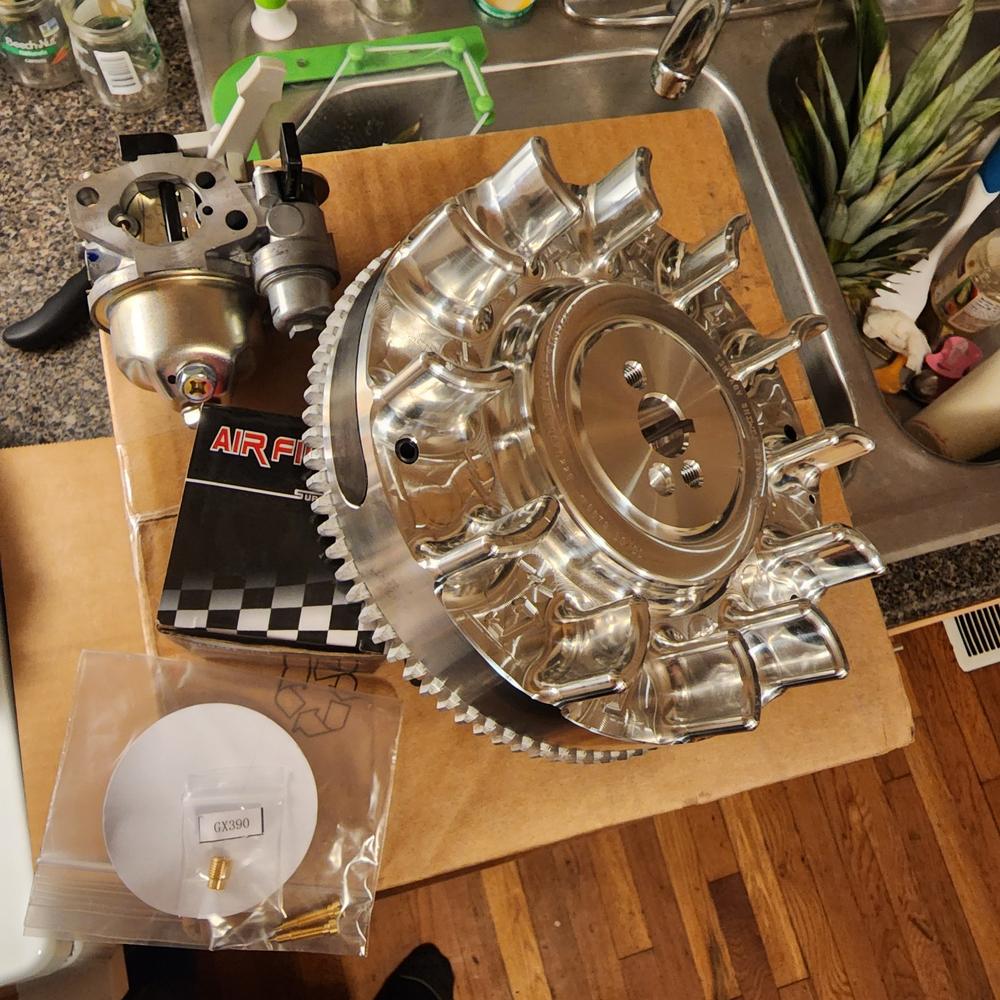 Electric Start Clone Billet Flywheel - GX200 / 196cc