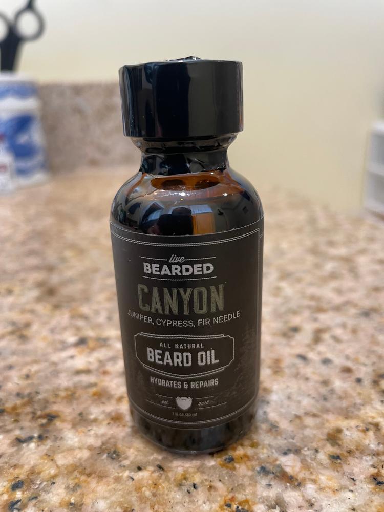 Fir Needle Beard Oil in Glass