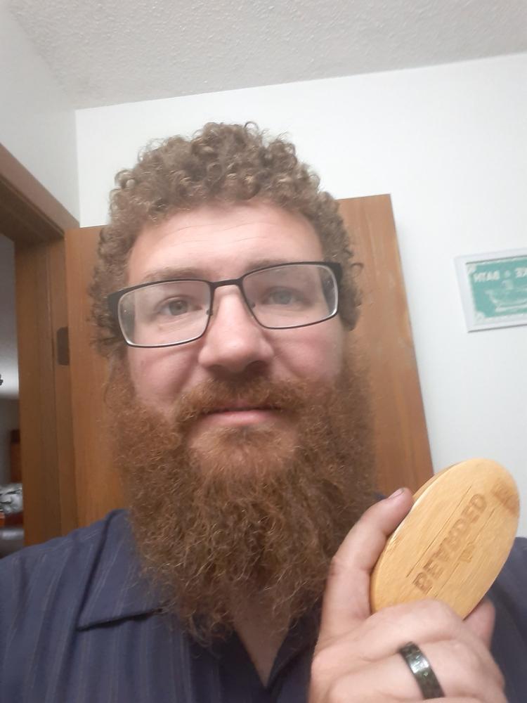 Boars Hair Beard Brush Live Bearded