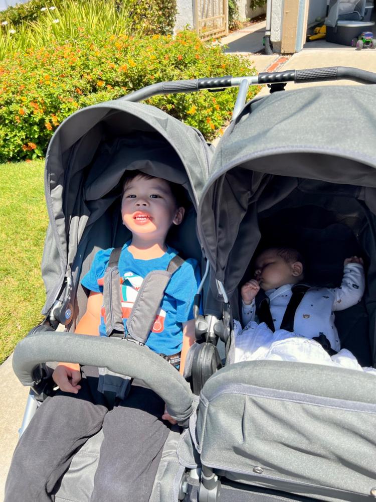 Indie Twin - Double Stroller - Past Collection - Customer Photo From Sabrina Fleming