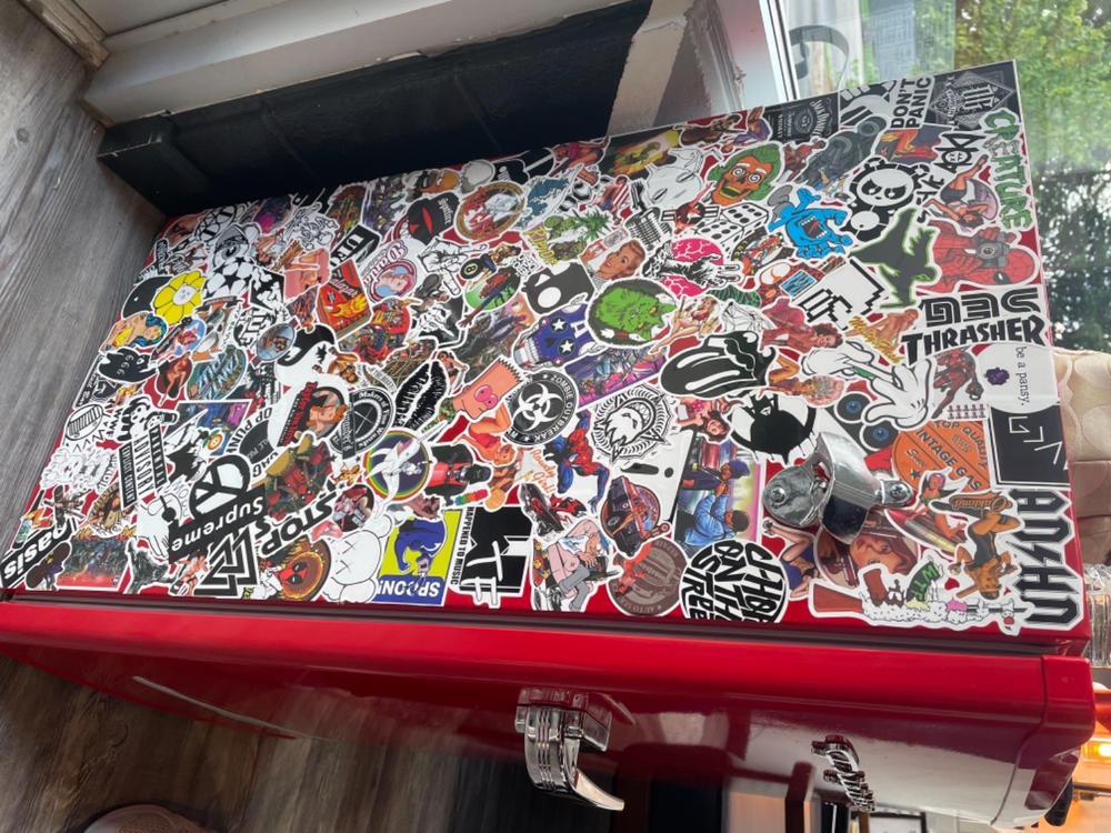 50 Random Stickers - Customer Photo From Taylor R.