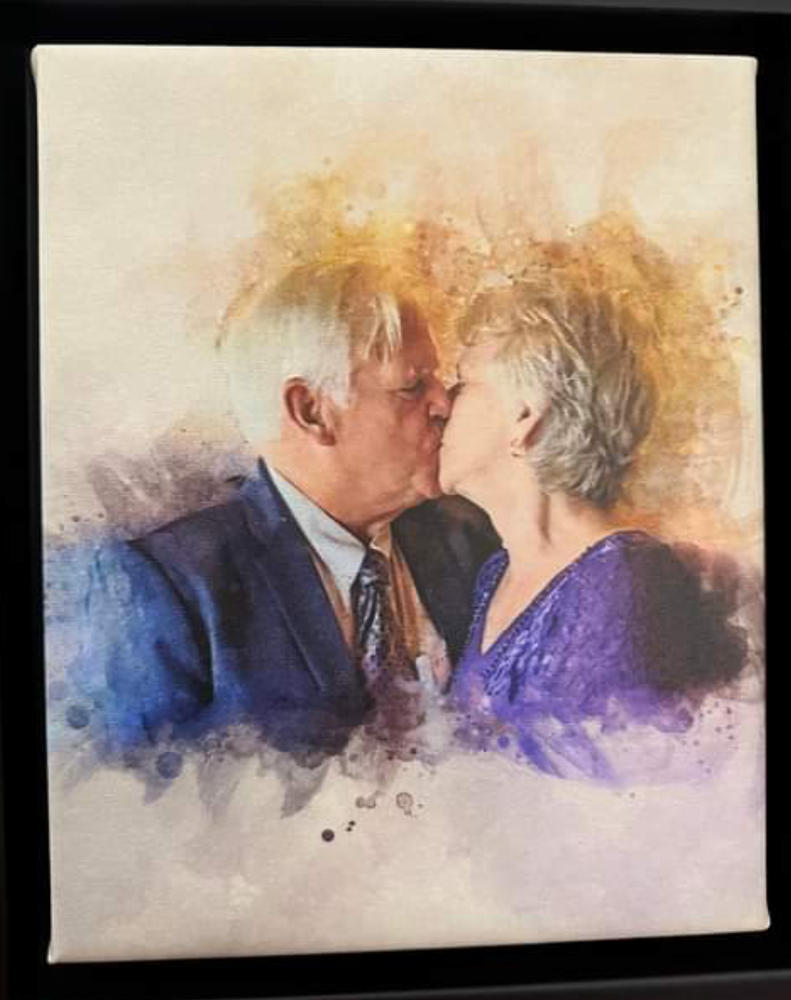 Watercolor Painting Portrait - Customer Photo From Sue Pearson