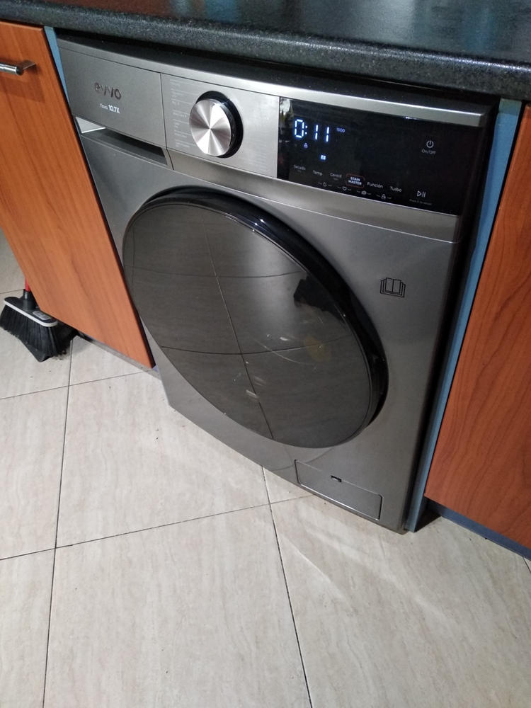 EVVO Lavadora-secadora integrable i8w6se - 8 Kg lavado/ 6 Kg secado,1400RPM  : : Grandes electrodomésticos