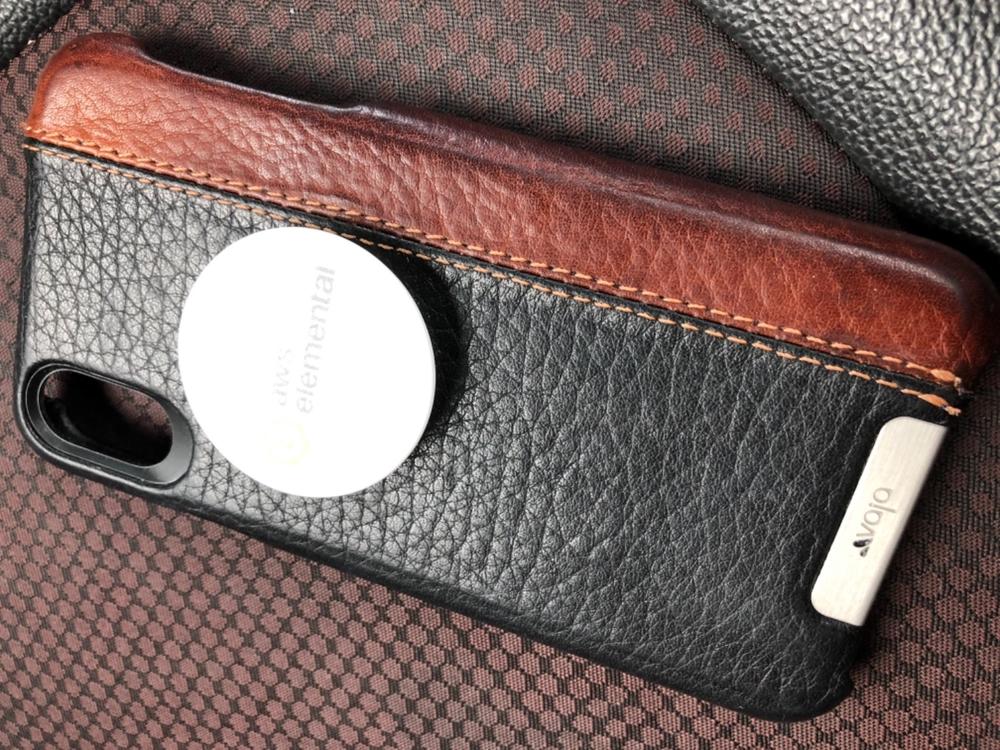 Grip LP iPhone X / iPhone Xs leather case - Customer Photo From Hoang N.