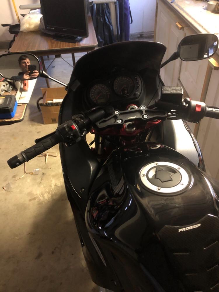 16-5299B Bar End Weighted Slider Set - Customer Photo From Cory Lombardo