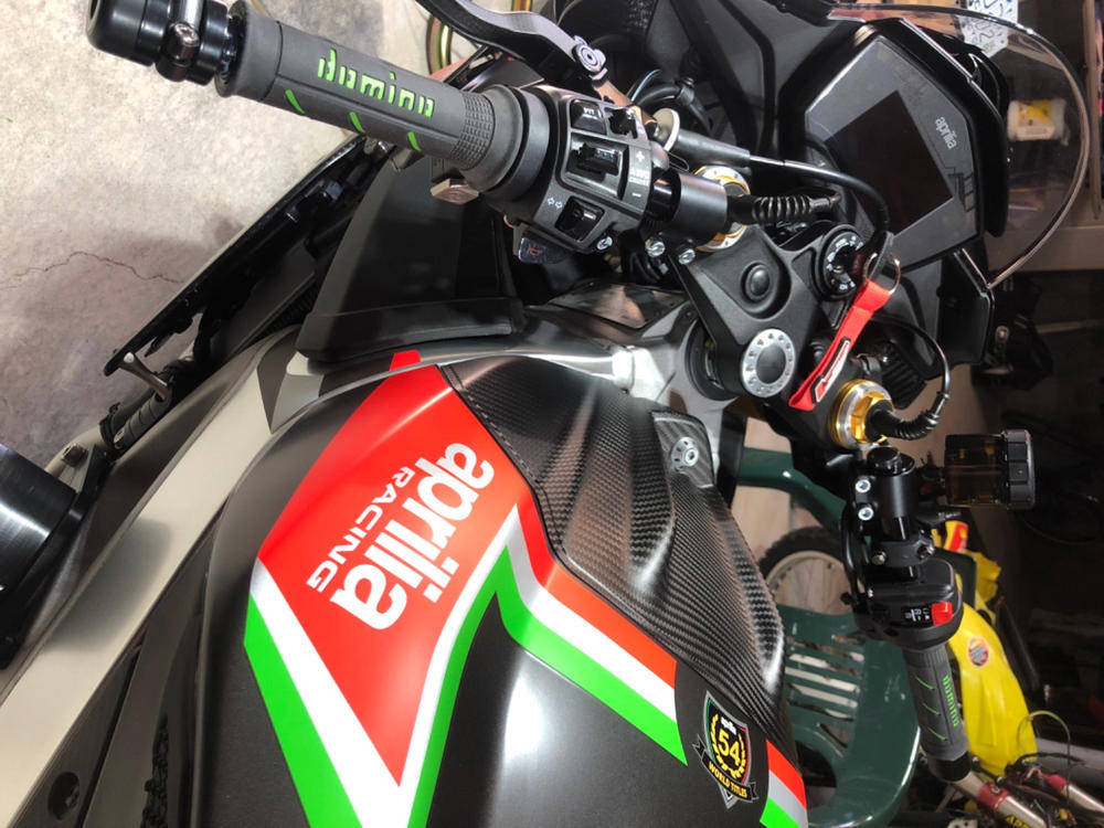 Aprilia Tuono V4 1100 2015-20 51mm Side Mount 75mm Rise Eccentric Adjustable Clip-on Riser - Customer Photo From Jerry Weiner