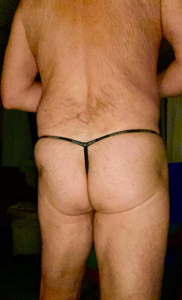 Doreanse 1330 Ribbed Modal T-Thong Modal Black - Customer Photo From Dave