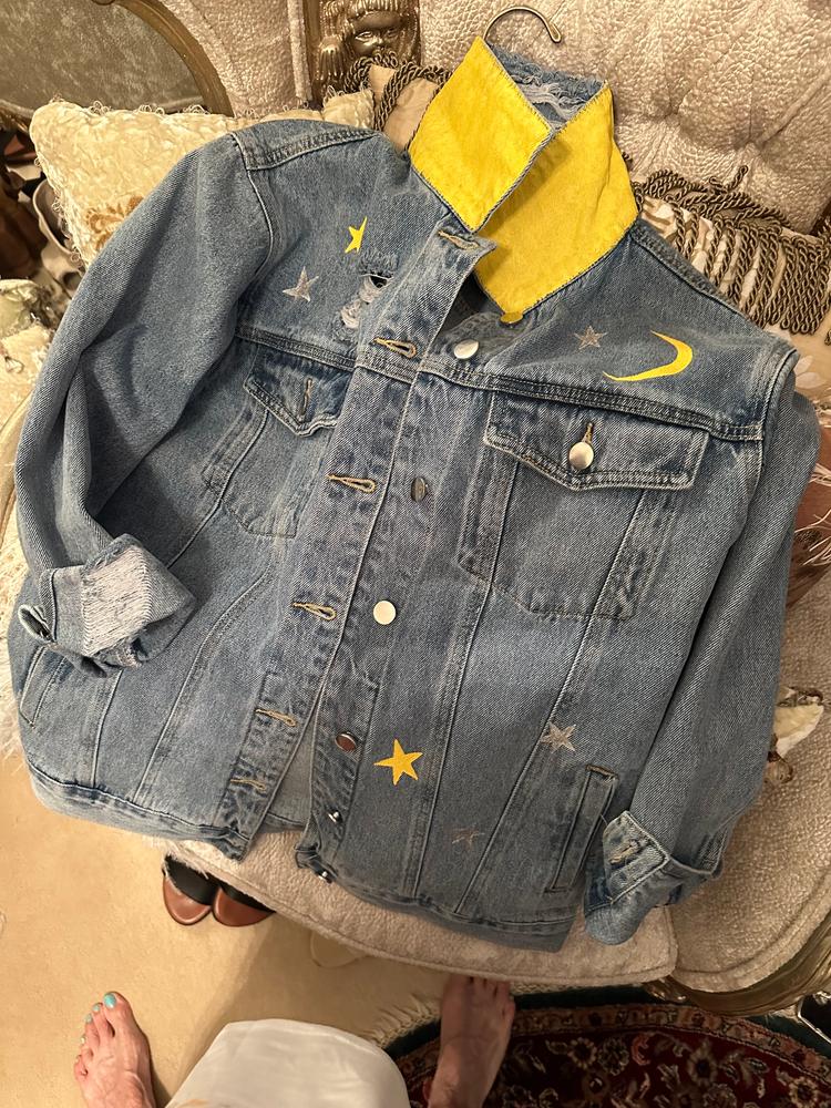 Oversized Blue Denim - Customer Photo From Pamela Casey 