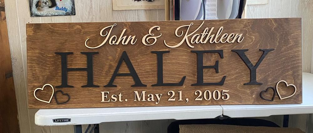 Personalized Wedding Gifts | Custom Wood Signs | Custom Wedding Signs ...