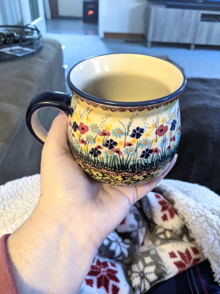 Large Belly Mug (Sunlit Wildflowers) - Customer Photo From Elizabeth Fisher