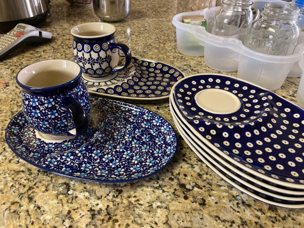 Large Belly Mug (Blue on Blue) - Customer Photo From Anonymous
