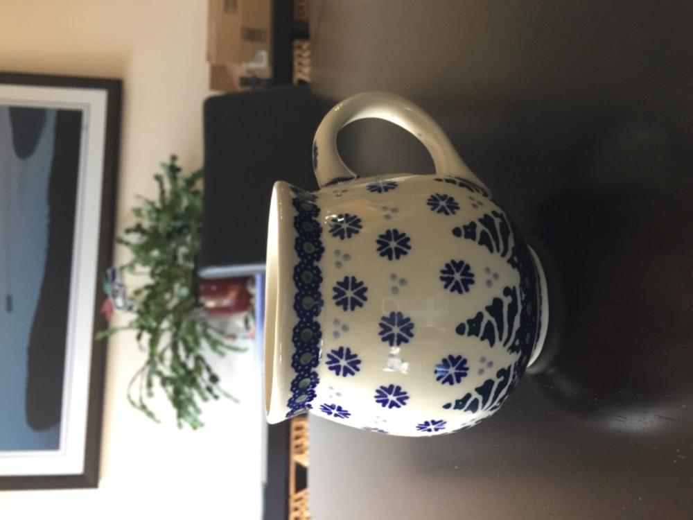 The Medium Belly Mug (Snowy Pines) - Customer Photo From Patricia Godfrey