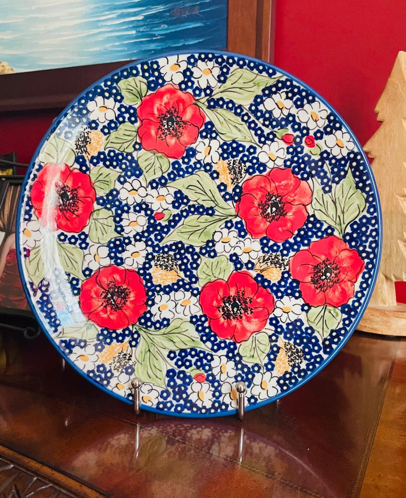10" Dinner Plate (Poppies & Posies) | T132S-IM02 - Customer Photo From Ursula sytnik
