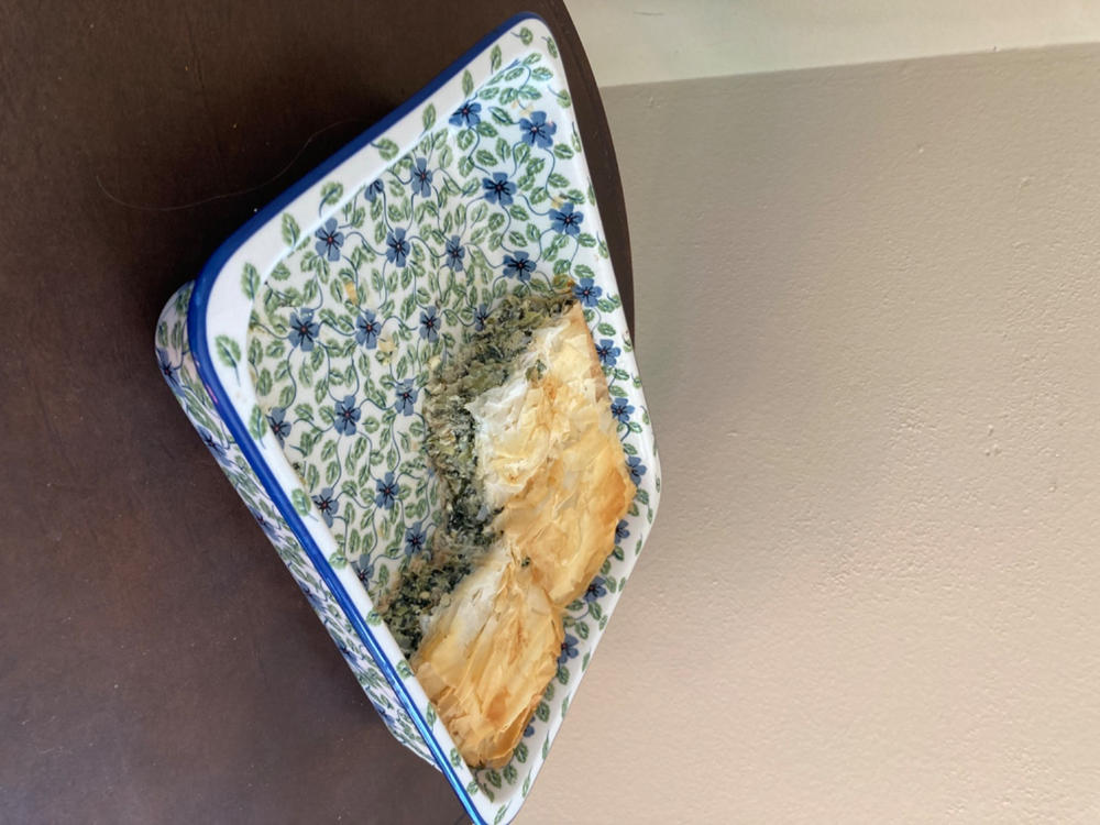 Baker, Lasagna Pan, 11" x 14" in "Periwinkle Vine" by Manufaktura | Z139U-TAB1 - Customer Photo From Shana Martin