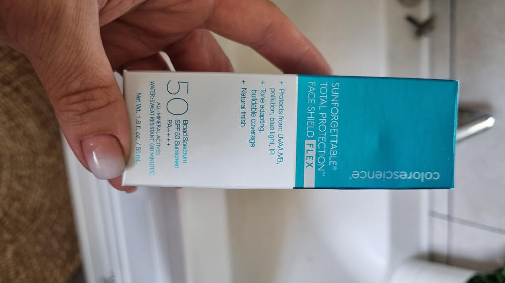 Sunforgettable® Total Protection Face Shield Flex SPF 50 - Customer Photo From JURATE DALISANSKIENE