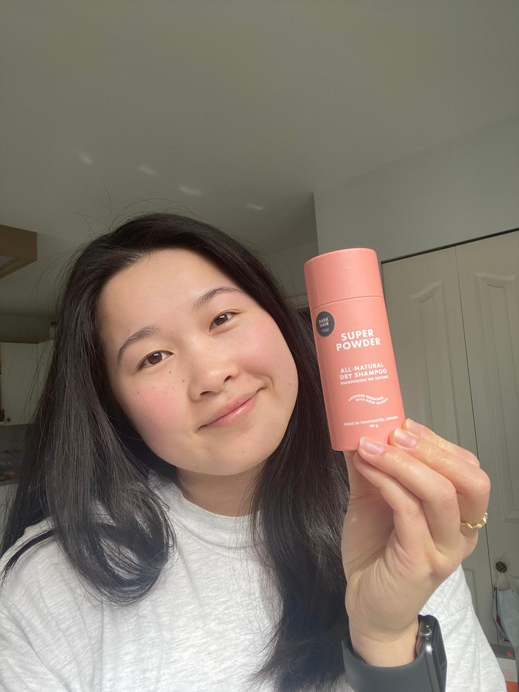 Super Powder Dry Shampoo | Dark - Customer Photo From Melissa Wang 