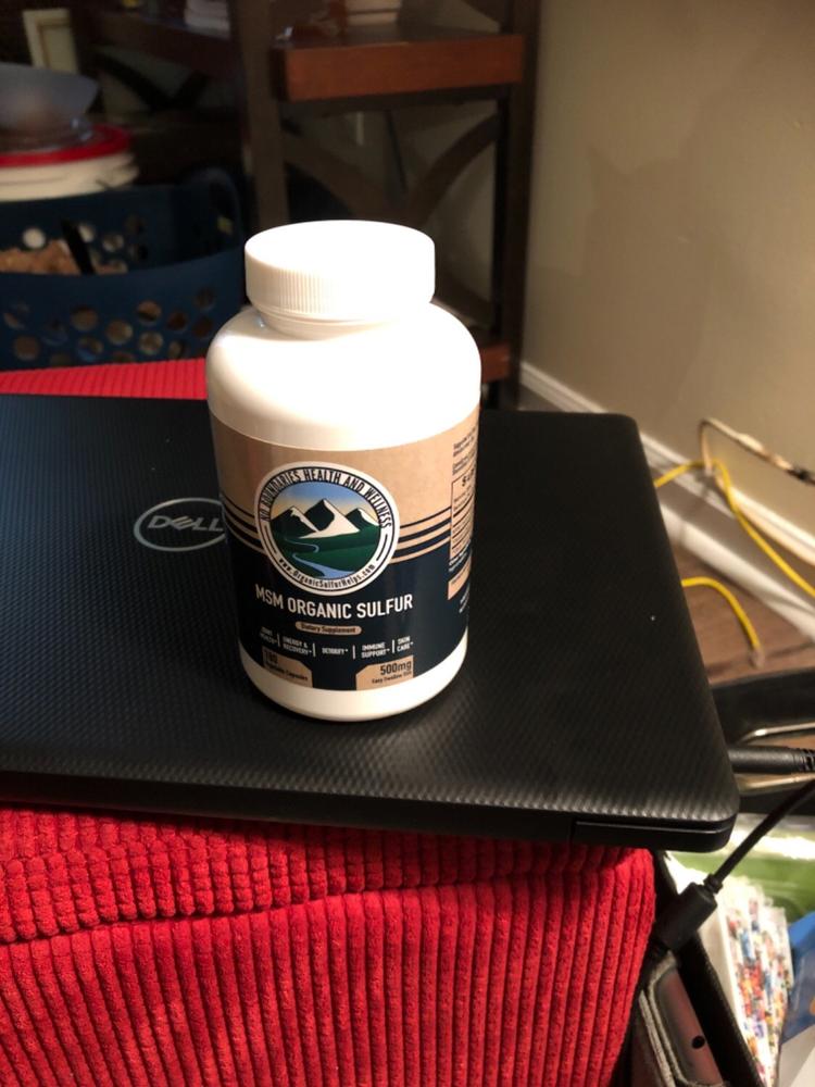 Premium MSM Capsules: Pure Organic Sulfur Crystals within Vegetable Capsules - Customer Photo From Anonymous
