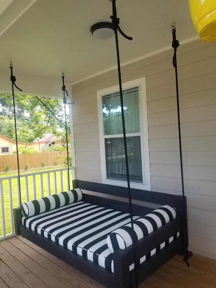 1.5 Hand-Spliced Black Rope Package - Lowcountry Swing Beds