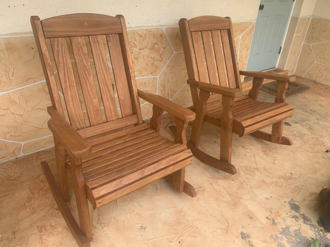 Centerville Amish Heavy Duty 600 Lb Mission Outdoor Rockers Sale