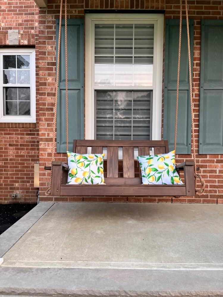 Porchgate Amish Heavy Duty 700 Lb Ardmore Porch Swing - Customer Photo From Daniella Elwakkad