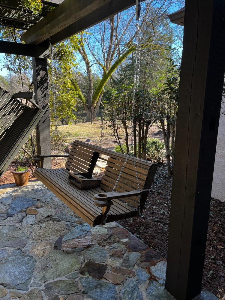 LA Swings Console Porch Swing - Customer Photo From Anthony Channell