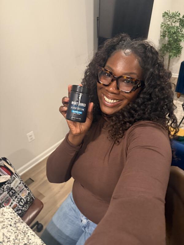 Night Shred™ Black - Customer Photo From Amina