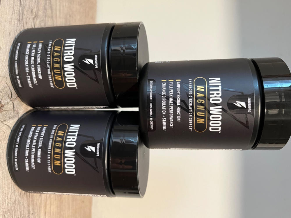3 Bottles of Nitro Wood™ Magnum - Customer Photo From Zachary Bangrazi