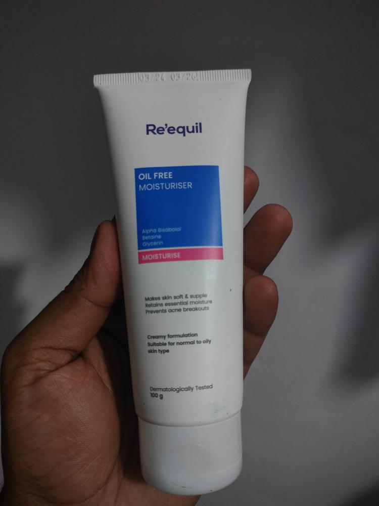 Oil Free Moisturiser - Customer Photo From Amit K.