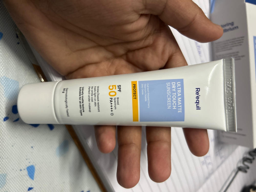 Ultra Matte Dry Touch Sunscreen - Customer Photo From Paras A.