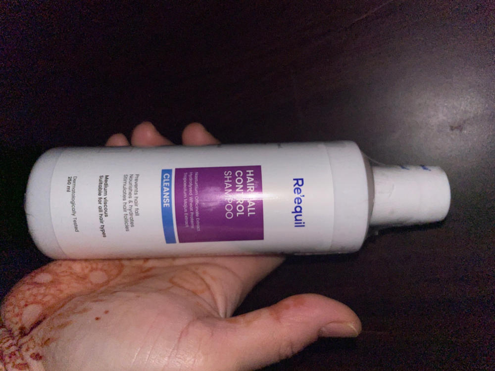 Hair Fall Control Shampoo - Customer Photo From Siti m.