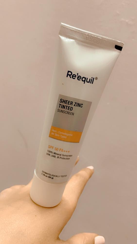 Sheer Zinc Tinted Sunscreen - Customer Photo From Apoorva 