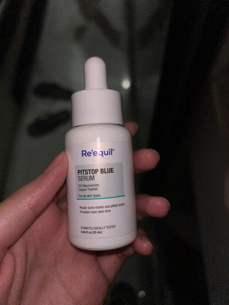 Pitstop Blue Serum - Customer Photo From Muskan 
