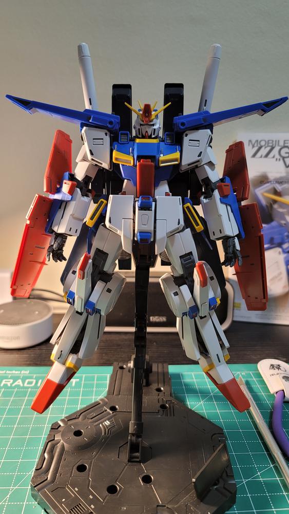 Bandai BAN224519 1 by 100 Scale ZZ Gundam Ver.Ka MG Model outlets Kit