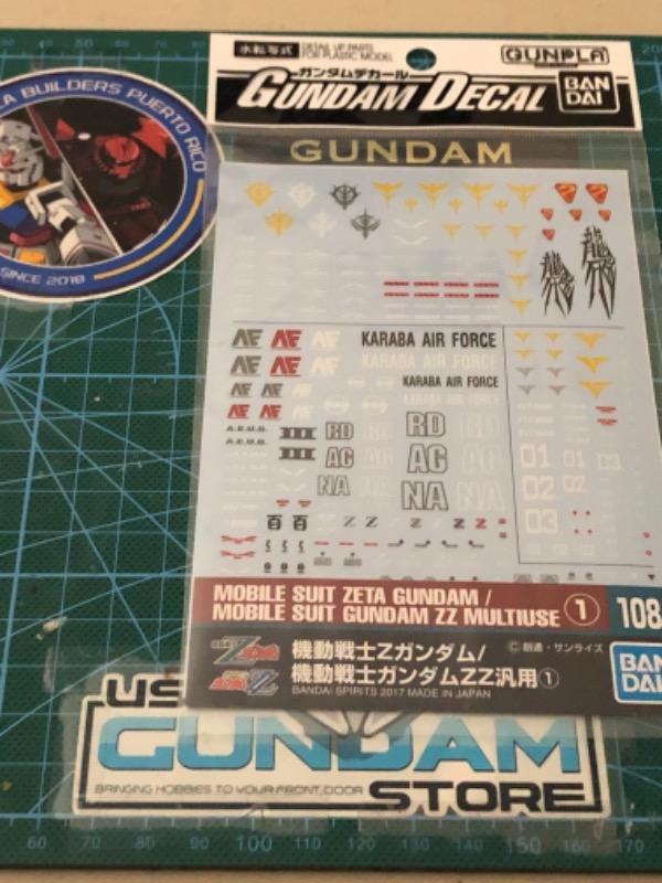 Gundam Decal 108 - Mobile Suit Z Gundam / ZZ Gundam – USA Gundam Store