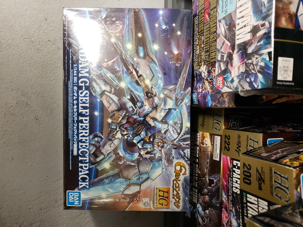 HG 1/144 Gundam G-Self Equiped with Perfect Pack - Customer Photo From Ismael Matos