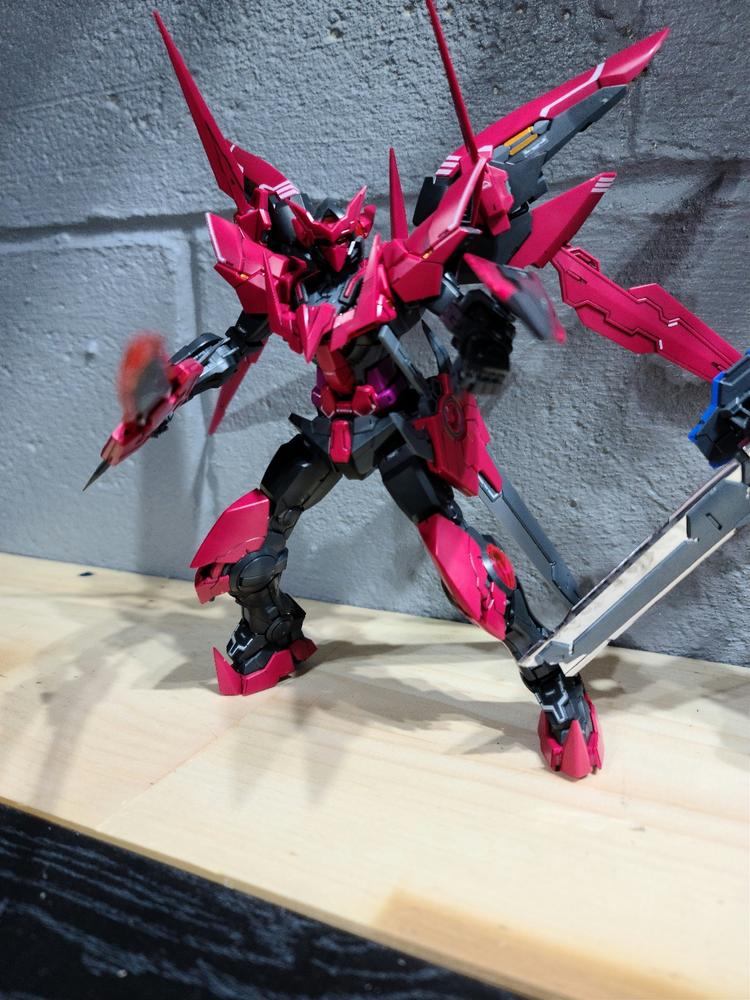 Bandai Hobby MG 1/100 Gundam Exia Dark Matter Model Kit for sale online