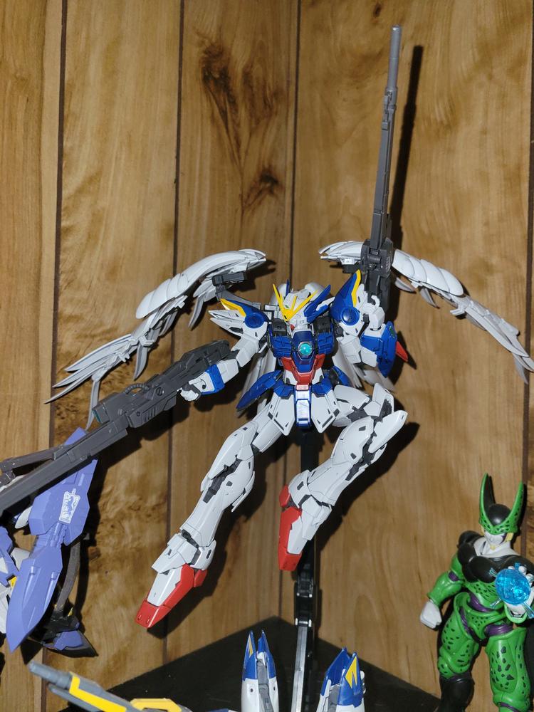 Maquette Gundam - Wing Gundam Zero Custom Gunpla MG 1/100 18cm - Ba