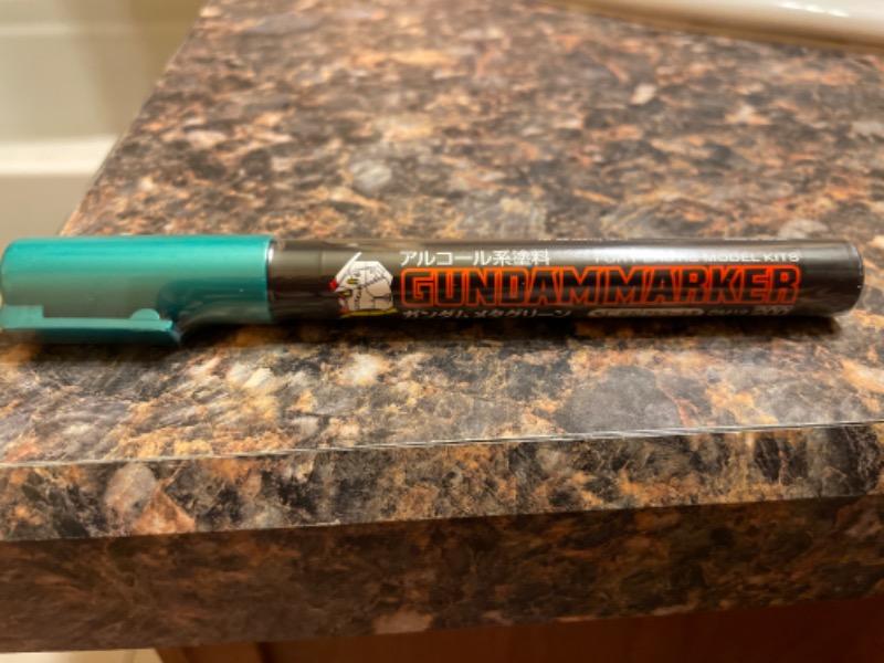 Gundam Marker Metallic Green GM18 - Customer Photo From Carlos Martinez